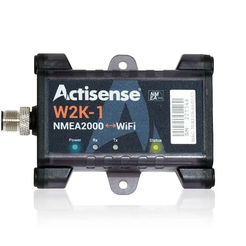 Gateway Actisense W2K-1 da NMEA2000 a WLAN con data logger