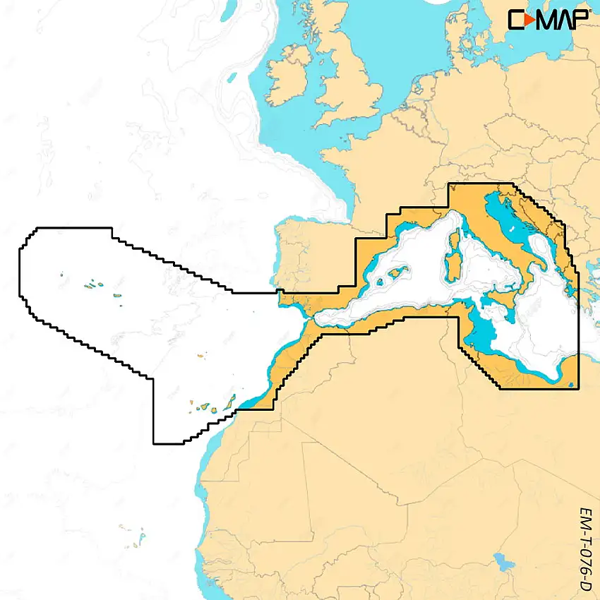 C-MAP DISCOVER X CARTA DEL MARE