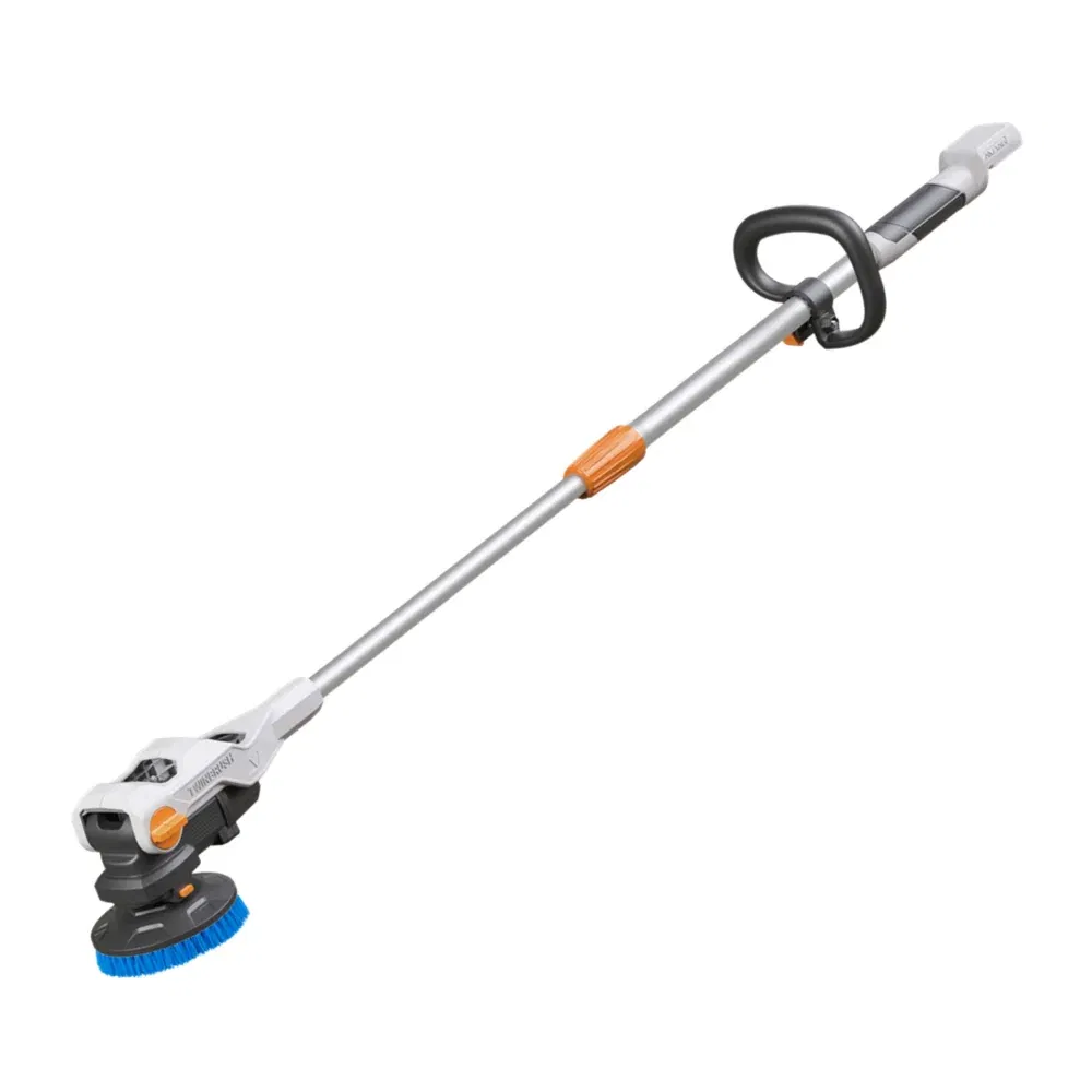 Batavia 18V Twin Brush Spazzola compatta a batteria per la pulizia telescopica