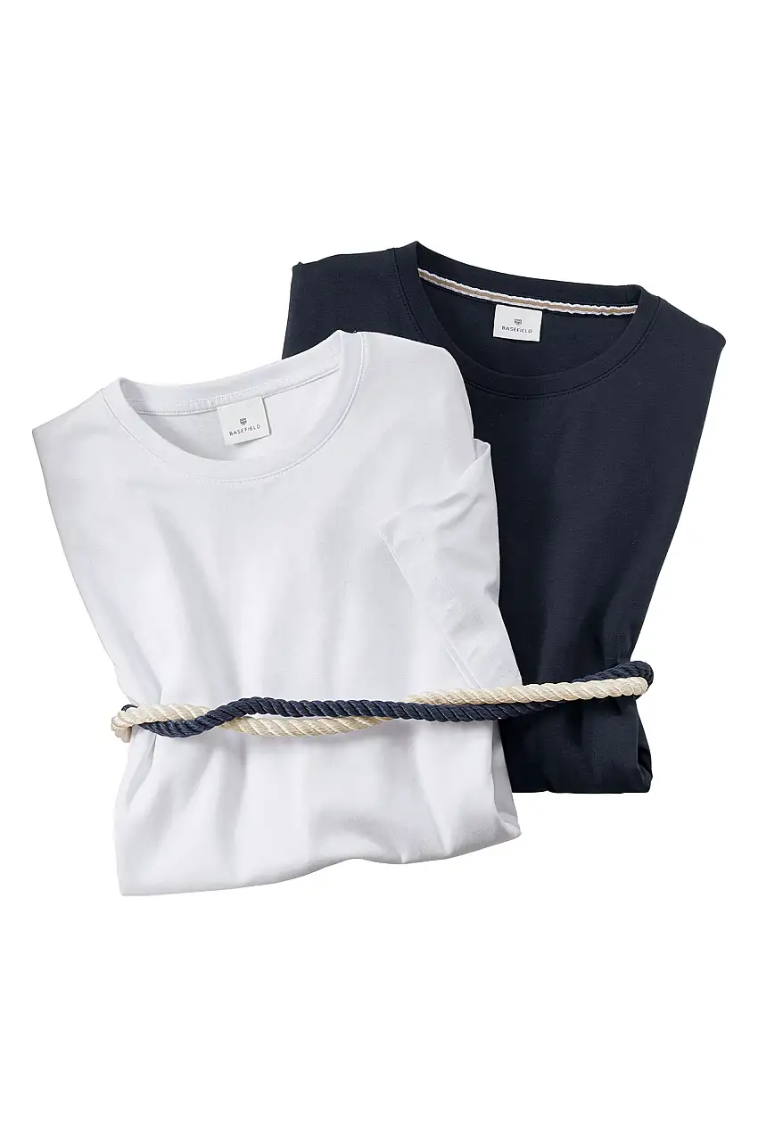 Set di 2 camicie basic
