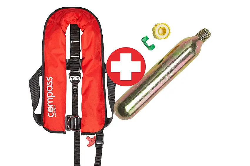 Set Compass 300N Vest ISO + Reserve Set