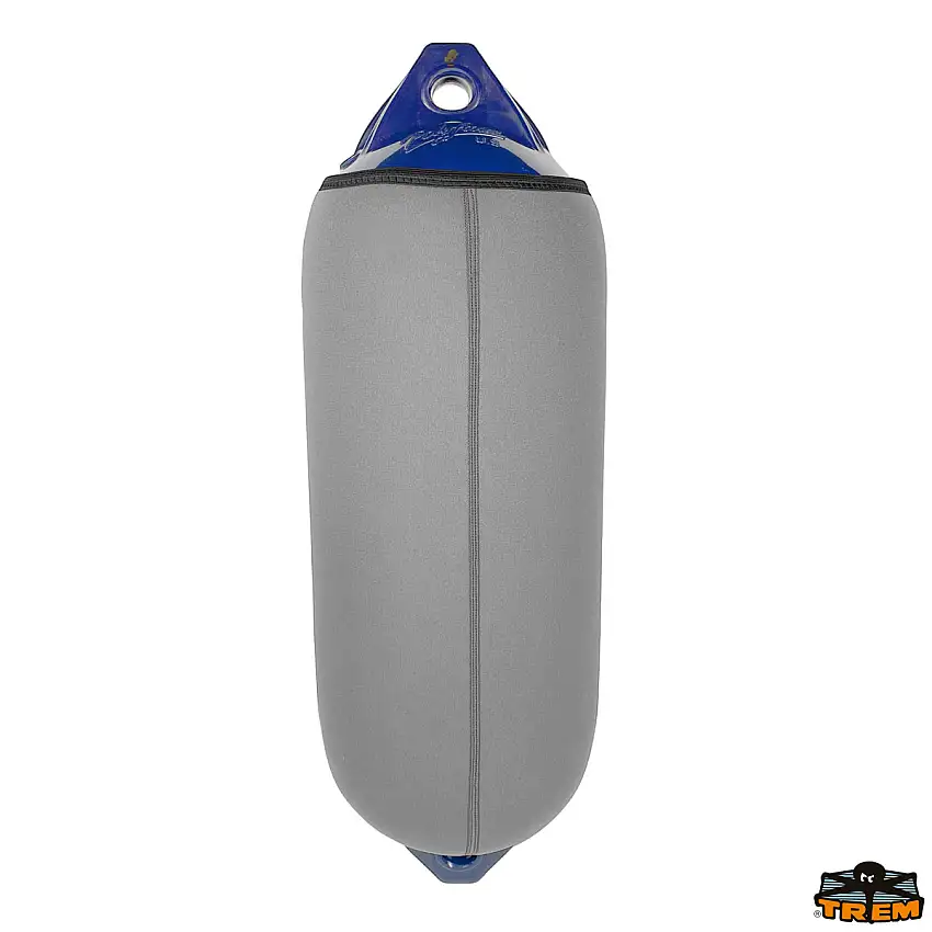 Calze copriparabordi Neofend in neoprene doubleface grigio/senape per Polyform                            Codici: P0956014, P0956021, P0956024, P0956029
