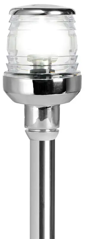 Asta e fanale inox a scatto