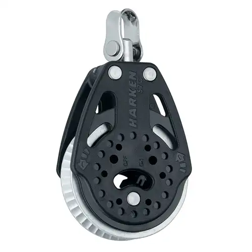BOZZELLO CARBO RATCHET POWER 3 SINGOLO GIREVOLE PULEGGIA SILVER MM.57