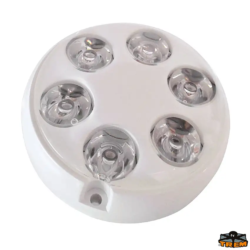 Luce subacquea tonda a 6 led                            Codici: L4406006, L4306006