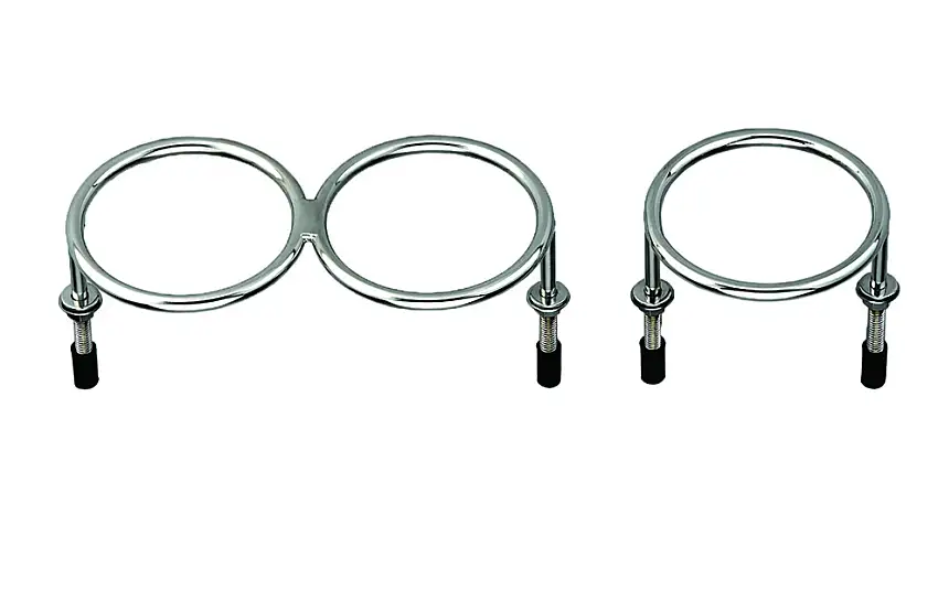 A.A.A. World-Wide Portabicchiere Inox Ad Un Anello
