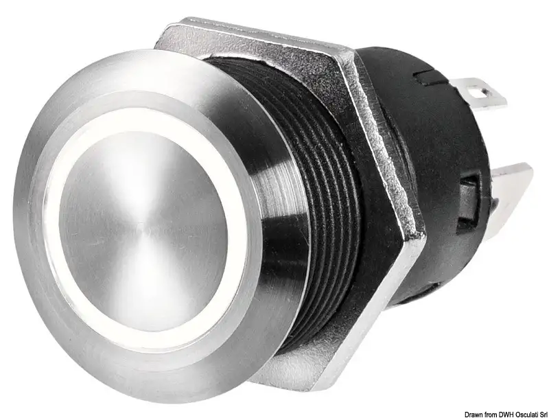 Interruttore FLAT in acciaio inox