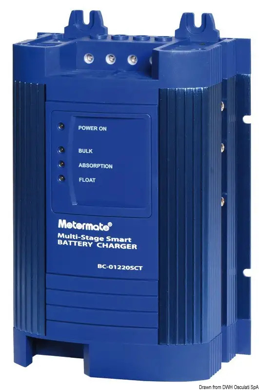 Caricabatteria POWER SAVER switch mode multistadio
