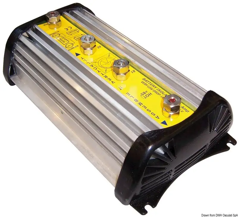 Ripartitori di carica a bassissima caduta di tensione (diodi) ed isolatori automatici di batteria