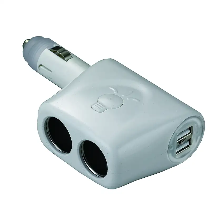 A.A.A. World-Wide Sdoppiatore 2 Prese+ 2 Usb