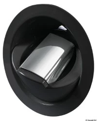 Doccia c/miscelatore Saturn base verticale nera - Osculati [1547014]