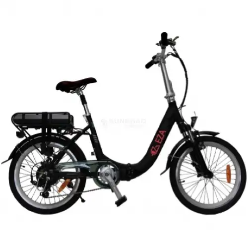 BICICLETTA ELETTRICA PIEGHEVOLE CONFORT PLUS 20P 13A NERA