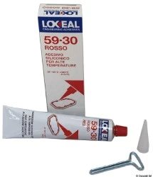 Sigillante silic. 59-30 in pasta rossa alte temp. 75ml - Osculati [1710011]