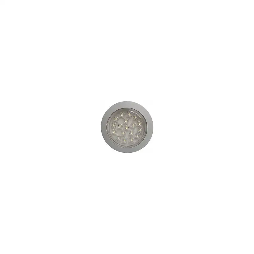 18 LED Faretto bianco freddo - 24V - Ø 75mm