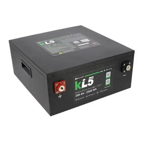 BATTERIA LITIO LiFePo4 PER SERVIZI 200A KOONECT CON BMS INTEGRATO