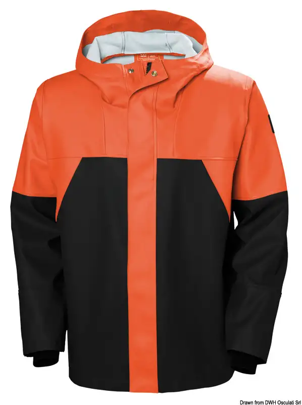 24.500.15 HH Storm Rain Jacket arancio/nero 2XL Osculati