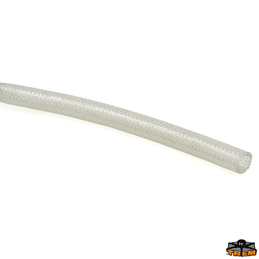 Tubo acqua PVC trasparente retinato                            Codici: N1810116, N1812118, N1815521, N1819526, N1825533