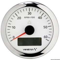 Contagiri 6000 RPM bianco - Osculati [2748003]