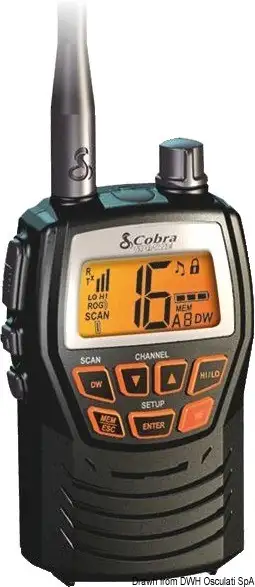 VHF COBRA MARINE MR HH125 EU