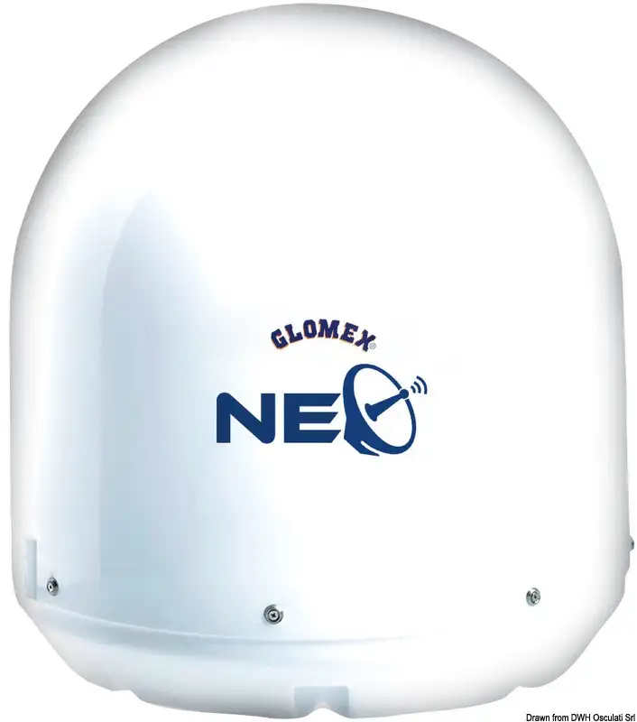 Antenna TV satellitare con Skew NEO automatico GLOMEX Mars 4 Skew