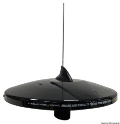 Glomex Antenna TV Talitha nera con DAB - Osculati [2992621]