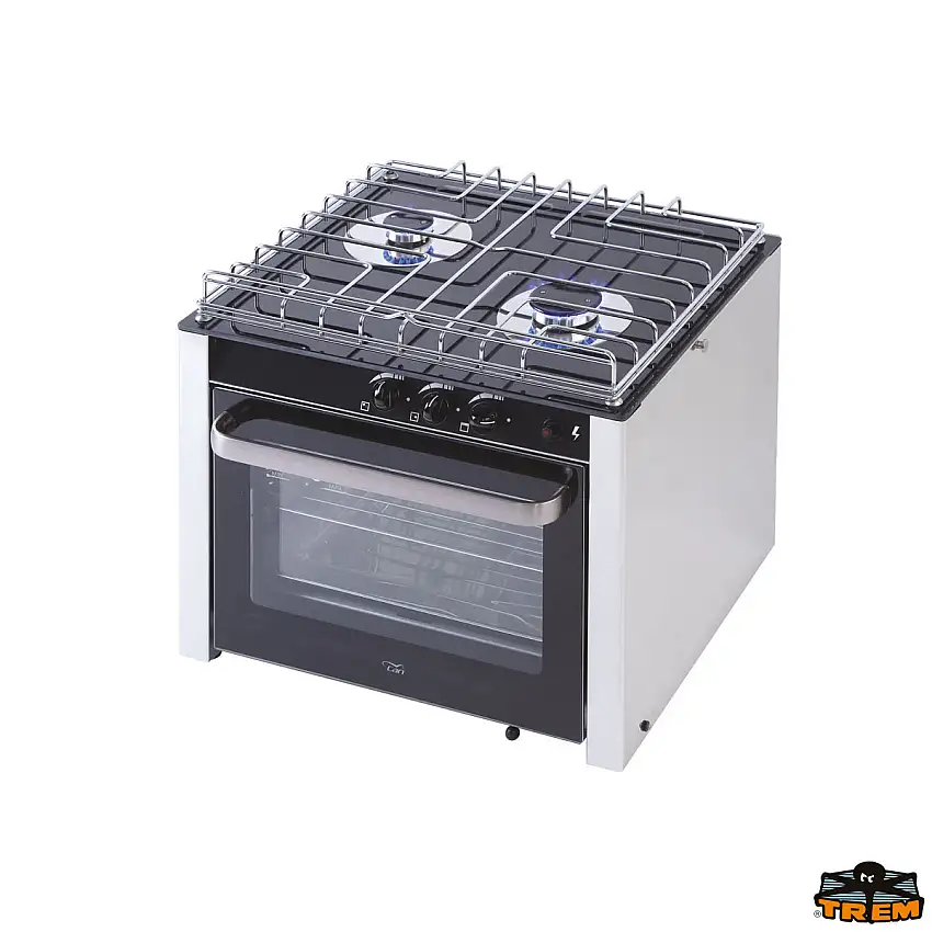 Cucina a gas con forno a snodo cardanico 2 fuochi                            Codici: Z0801301