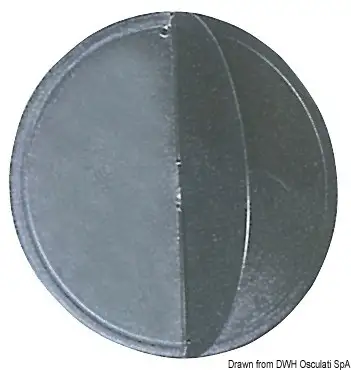 Pallone nero con Ø di mm 300