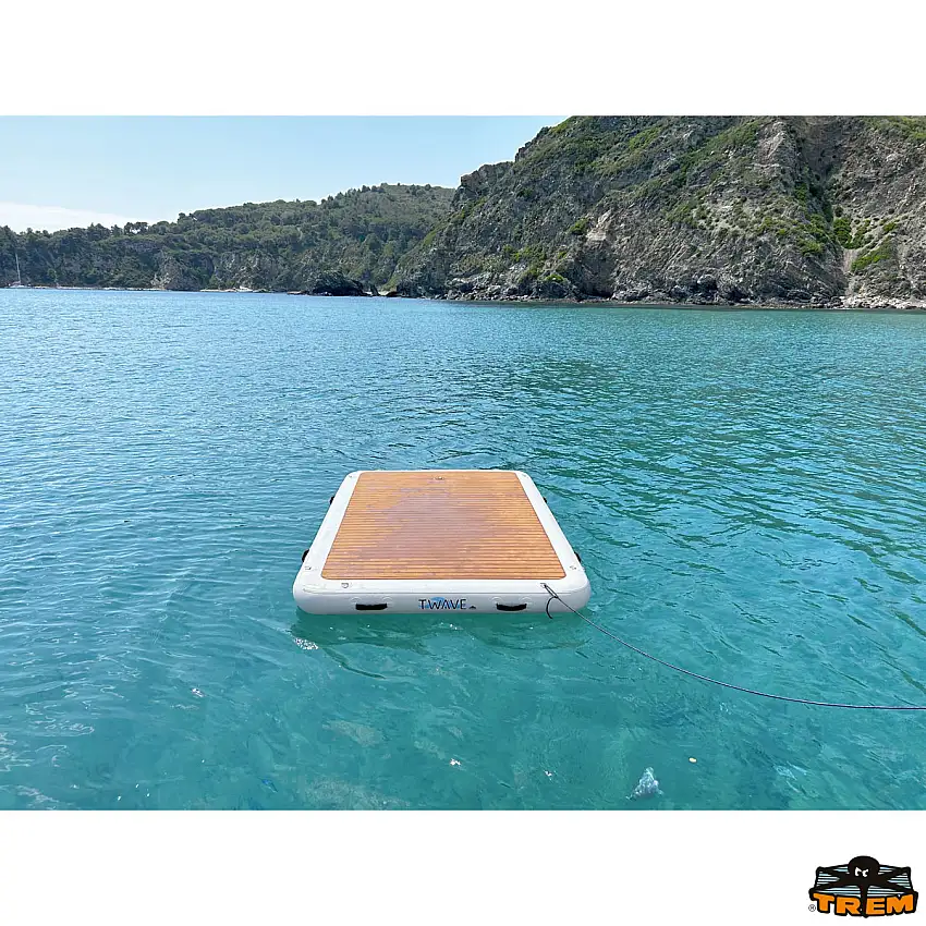 Piattaforma gonfiabile galleggiante T-WAVE