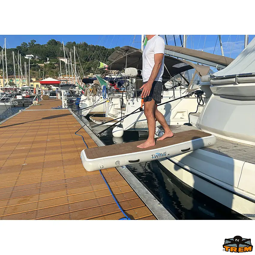 Passerella gonfiabile galleggiante T-WAVE
