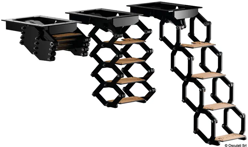 49.571.24 Scaletta elettrica E-STEP 4 gradini 12V Osculati