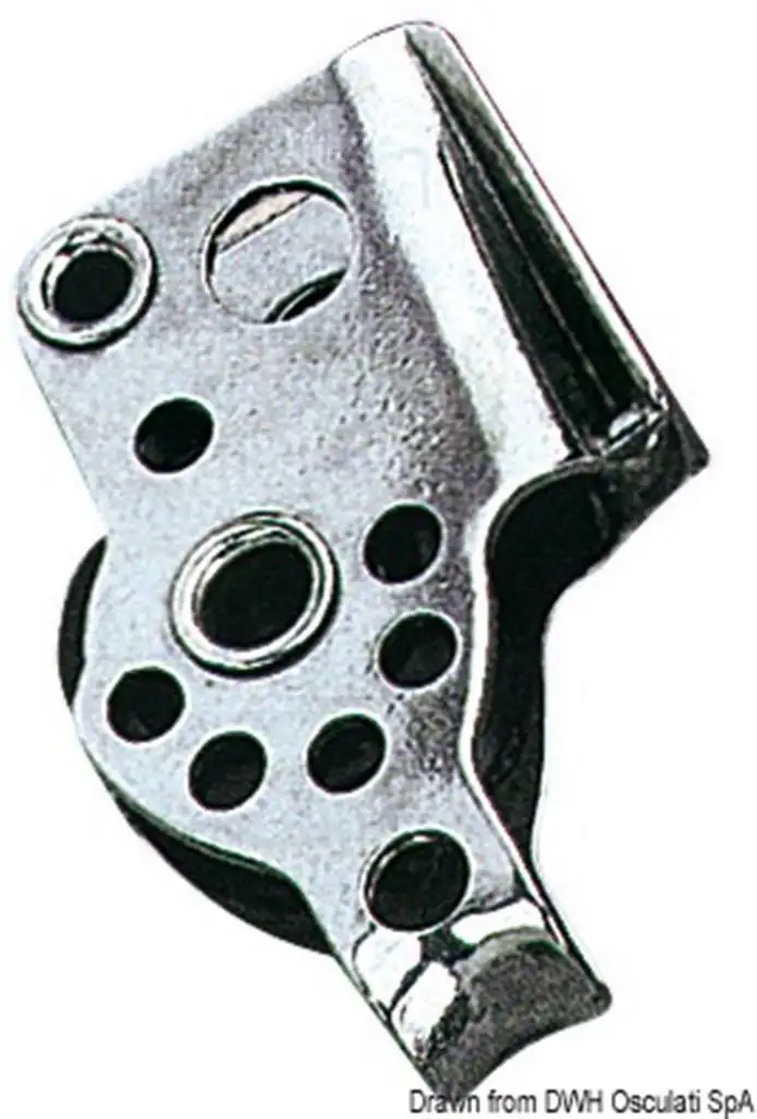 Bozzello inox 1 puleggia arricavo strozzatore 17x5