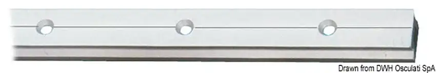 Rotaia lega leggera 31x19 mm 2 m