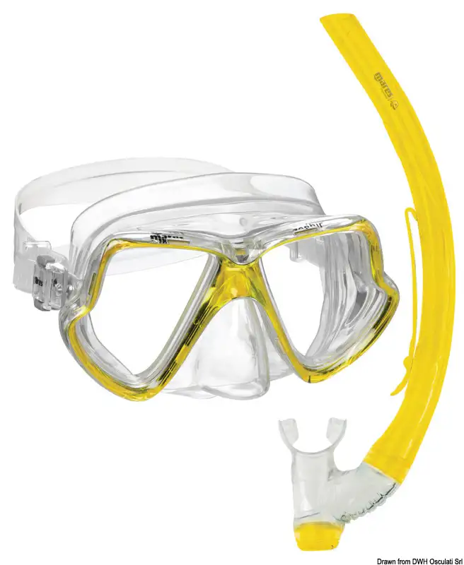 64.323.01 Set maschera e boccaglio PVC bambino Osculati
