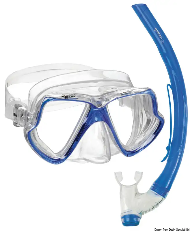 64.323.02 Set maschera e boccaglio PVC adulto Osculati