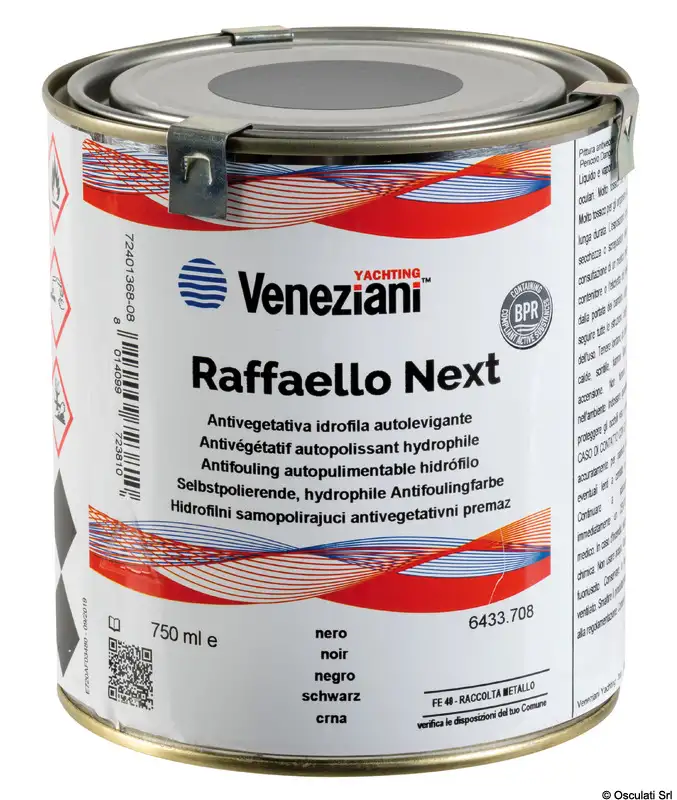 65.001.23 Antivegetativa Raffaello nera 2,5 l Osculati