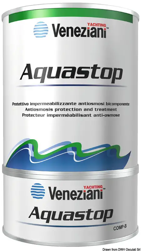 65.023.00 Fondo Aquastop azzurro trasparente 0,75 l Osculati
