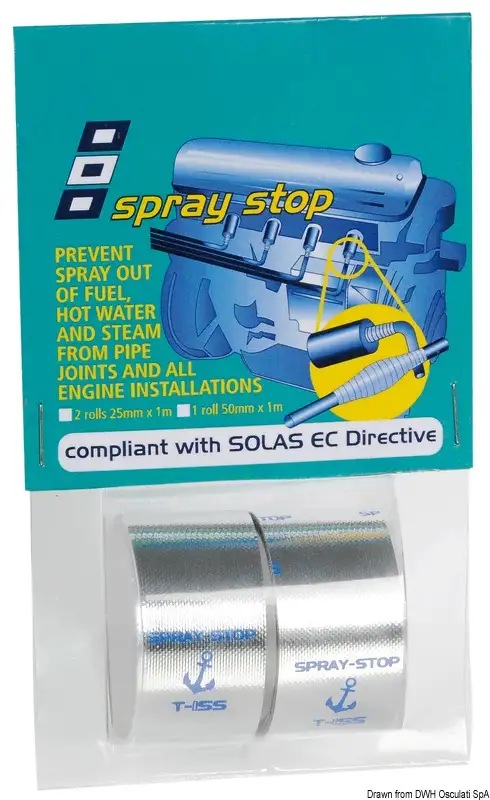 65.118.20 Nastro Spray Stop 25 mm Osculati