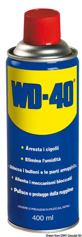 65.280.02 Lubrificante multiuso WD-40 400ml Osculati