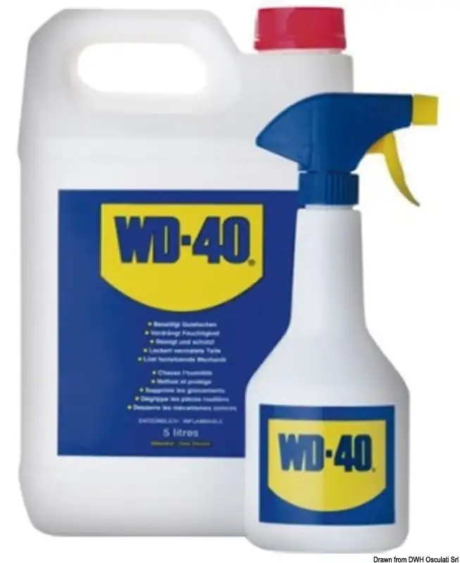 65.280.20 Lubrificante multiuso WD-40 5lt + 1 dosatore spray Osculati
