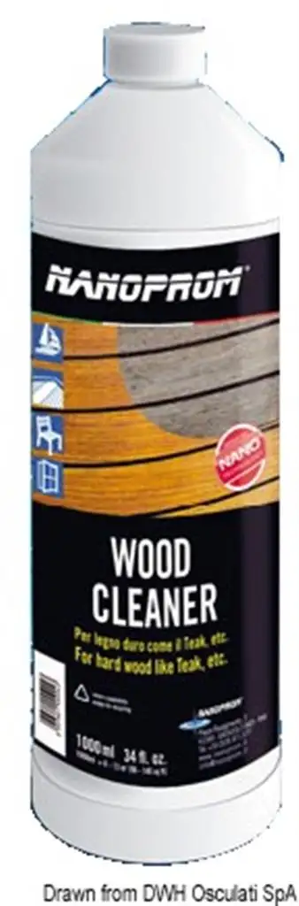 Wood cleaner NANOPROM per teak e legni duri