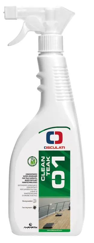 65.410.01 Cleanteak detergente sgrassante per teak 750 ml Osculati