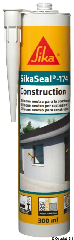65.418.02 Silicone sigillante SikaSeal-174 nero 300ml Osculati