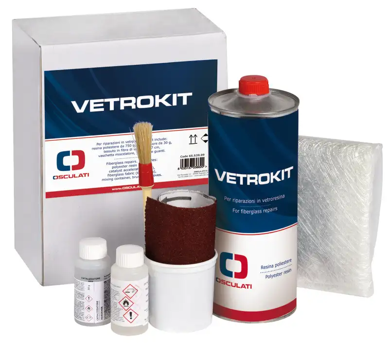 65.520.09 Vetrokit resina 800 g Osculati