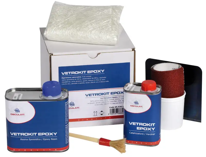 65.520.10 Kit Riparazione vetroresina Epoxy 500 g Osculati
