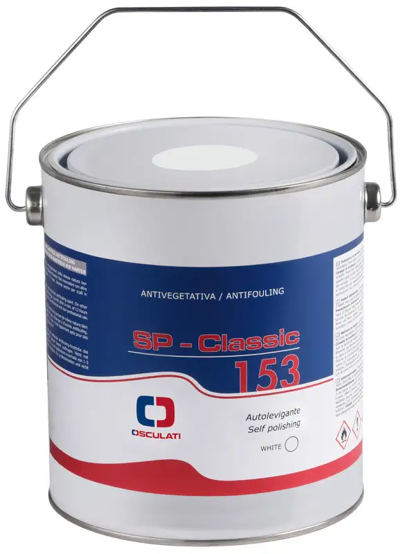 65.601.21 Antivegetativa autolevigante Classic 153 bianca 2,5 l Osculati