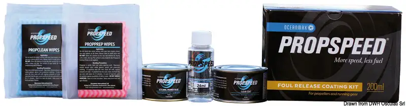65.892.01 Kit antivegetativa siliconica PROPSPEED 200 ml Osculati