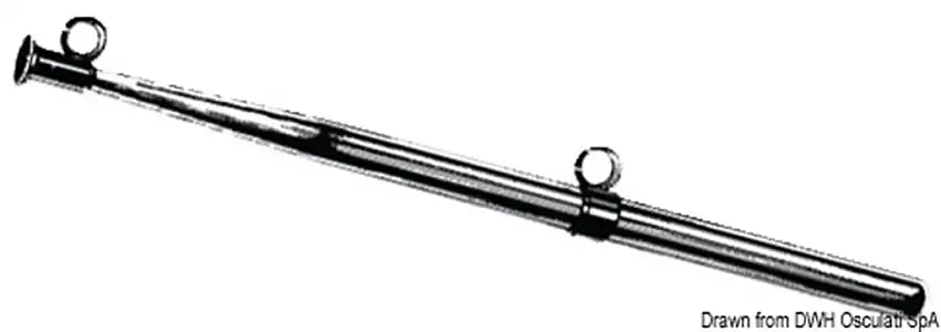 Asta inox filettata 400 mm