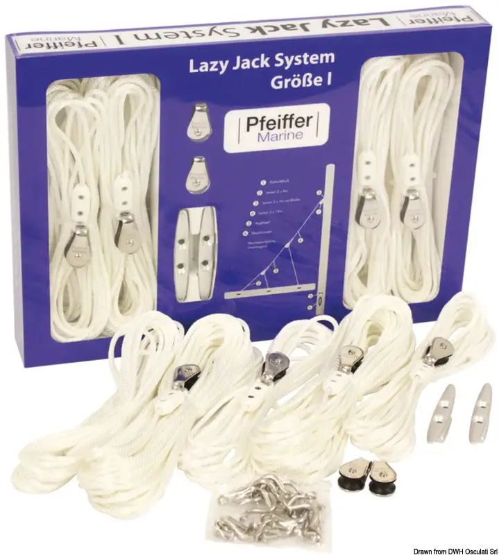 67.762.00 Kit Lazy Jack Pfeiffer fino a 30′ Osculati