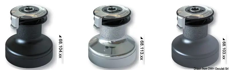 68.113.55 Winch Lewmar Evo 55ST cromato Osculati