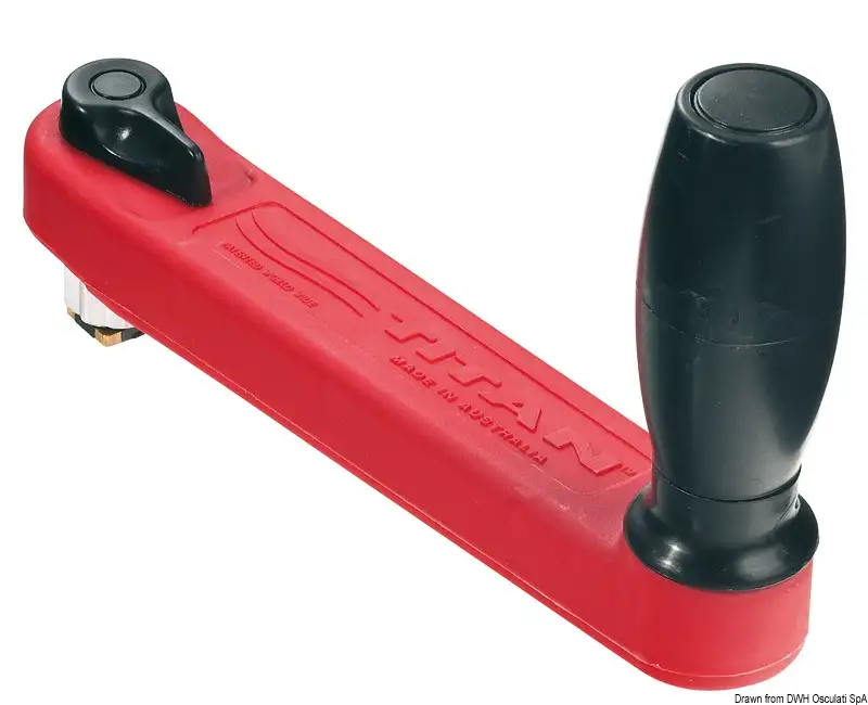 68.231.25 Manovella Titan 250 mm rossa Osculati
